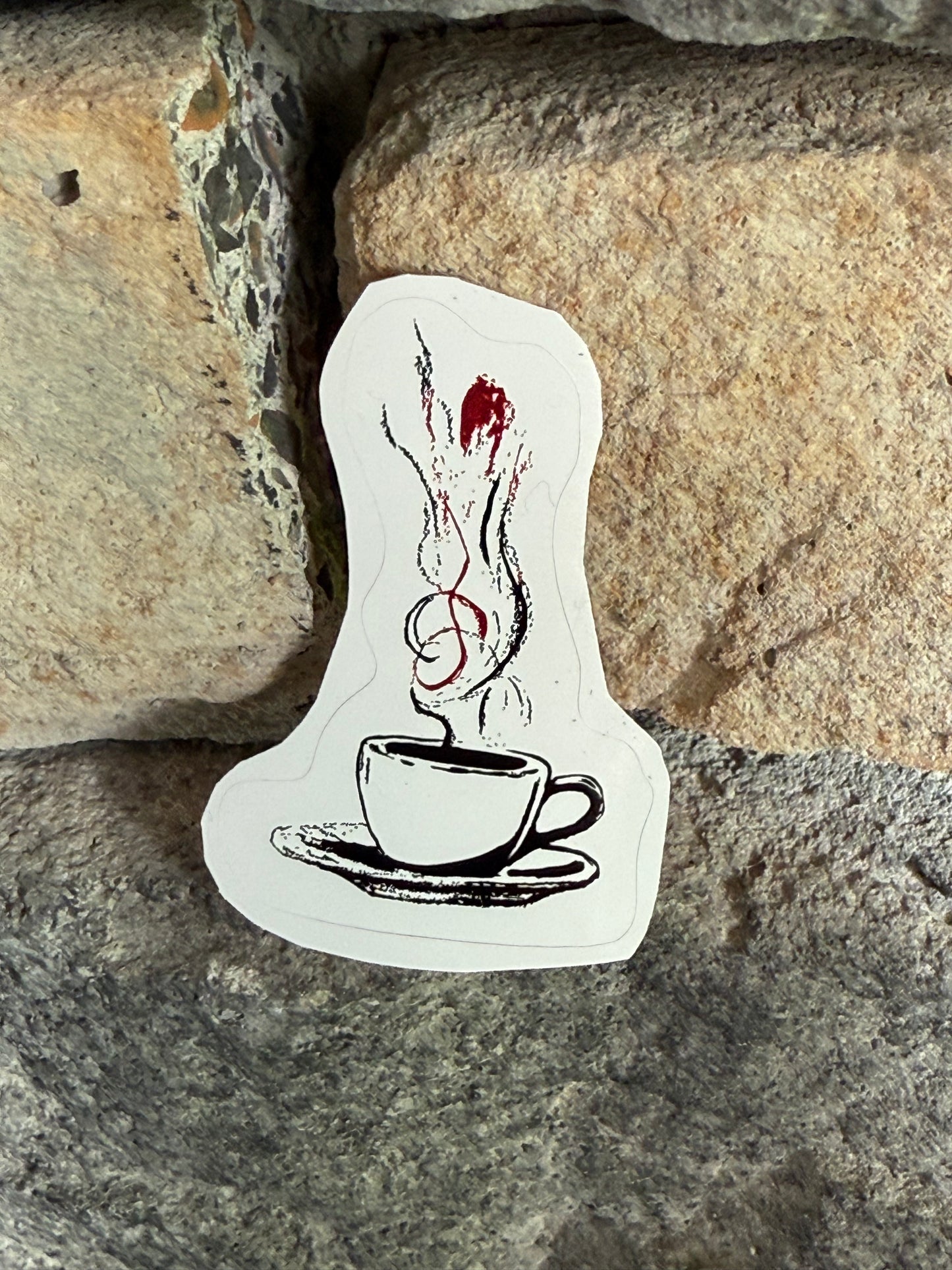 Red Karen Coffee Sticker
